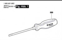 Bosch 1 600 A01 6KZ Schraubendreher Screwdriver Spare Parts
